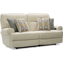edgehill light brown  pc power reclining sofa   
