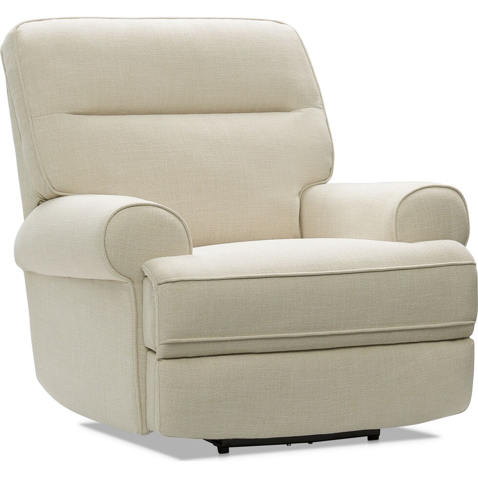 edgehill light brown power recliner   