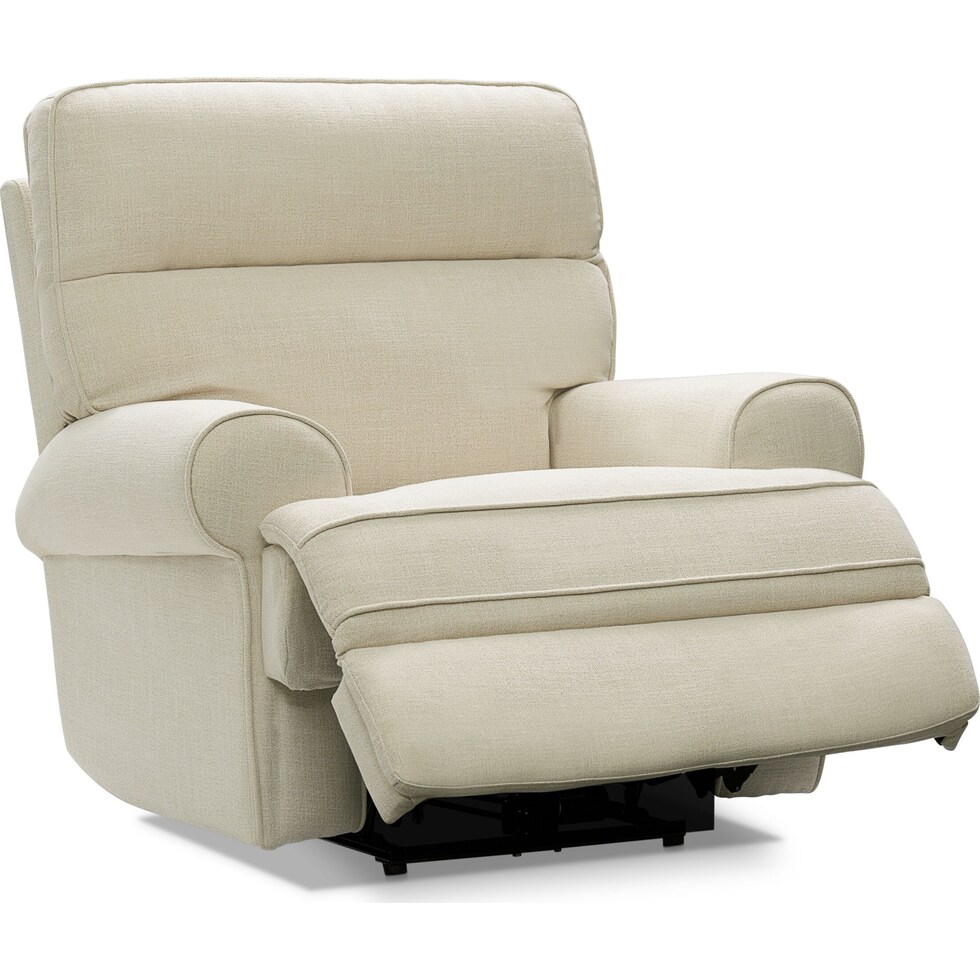 edgehill light brown power recliner   