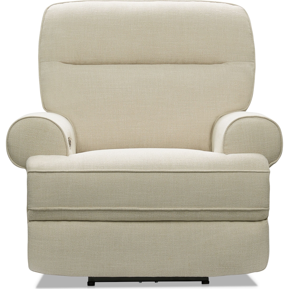 edgehill light brown power recliner   