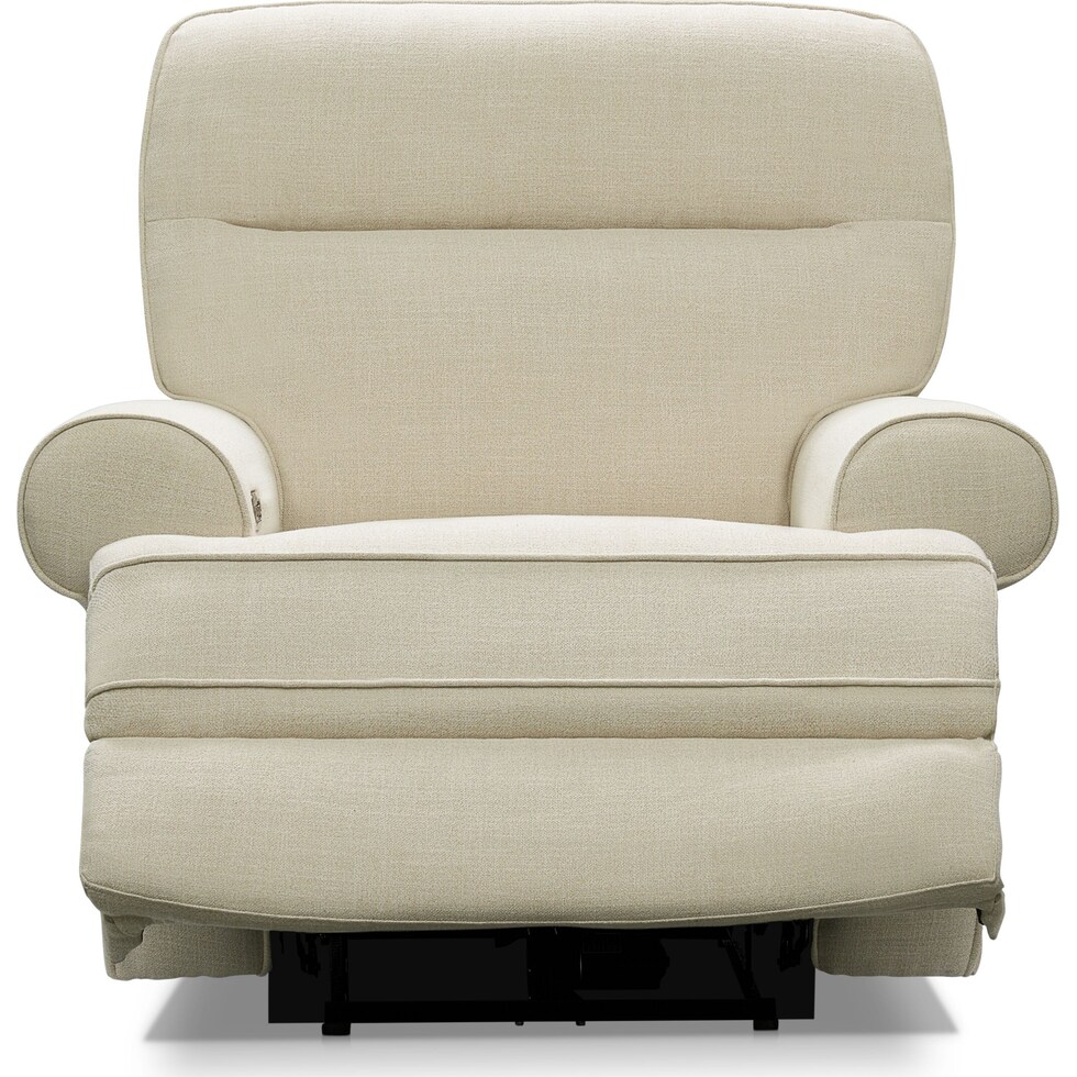 edgehill light brown power recliner   
