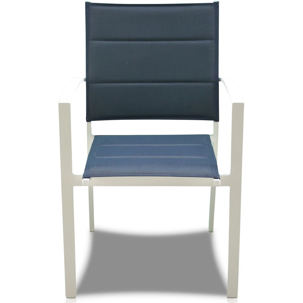edgewater blue outdoor chair set   