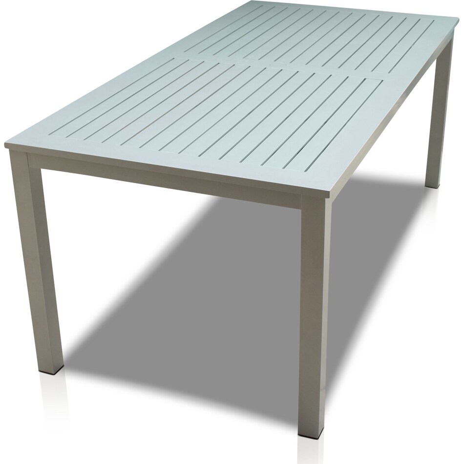 edgewater gray outdoor dining table   