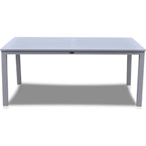 edgewater navy and white outdoor dinette   