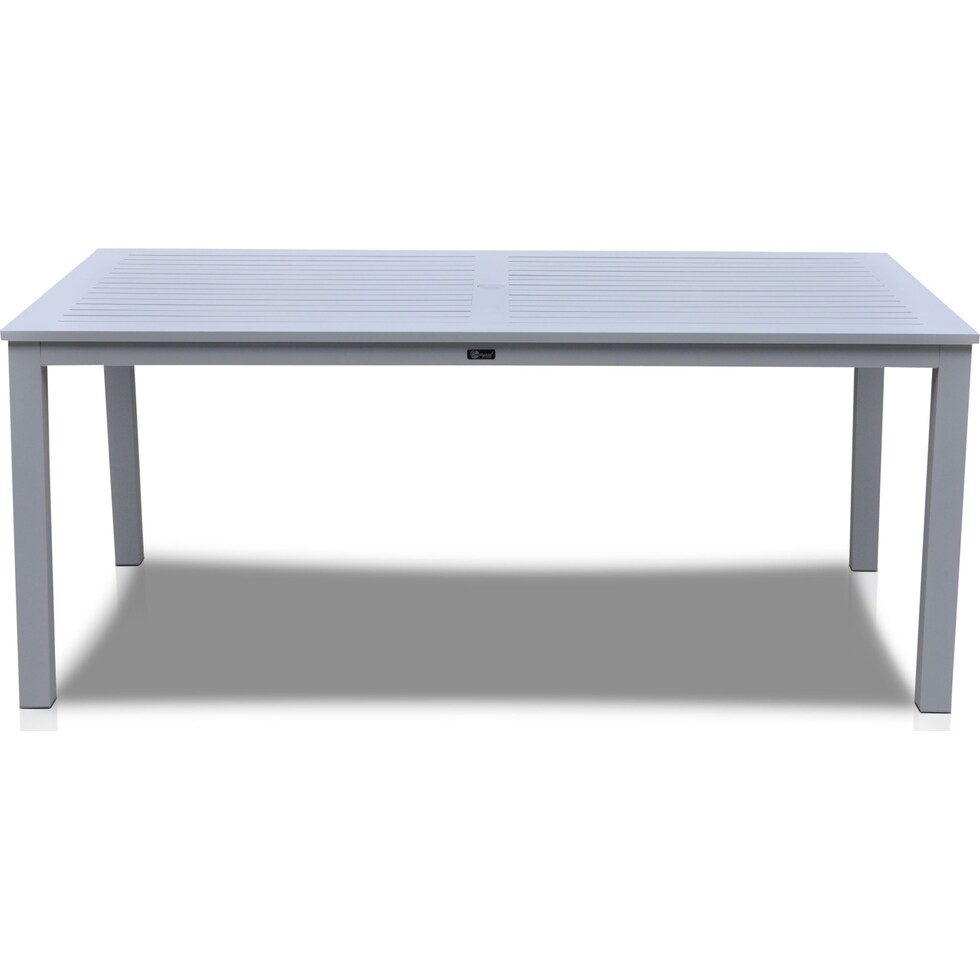 edgewater navy and white outdoor dinette   