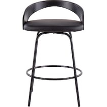 edinburgh black counter height stool   