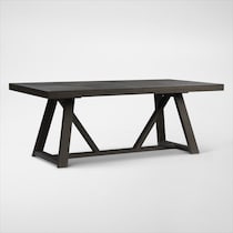 edison dark brown dining table web   