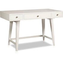 edith white desk   