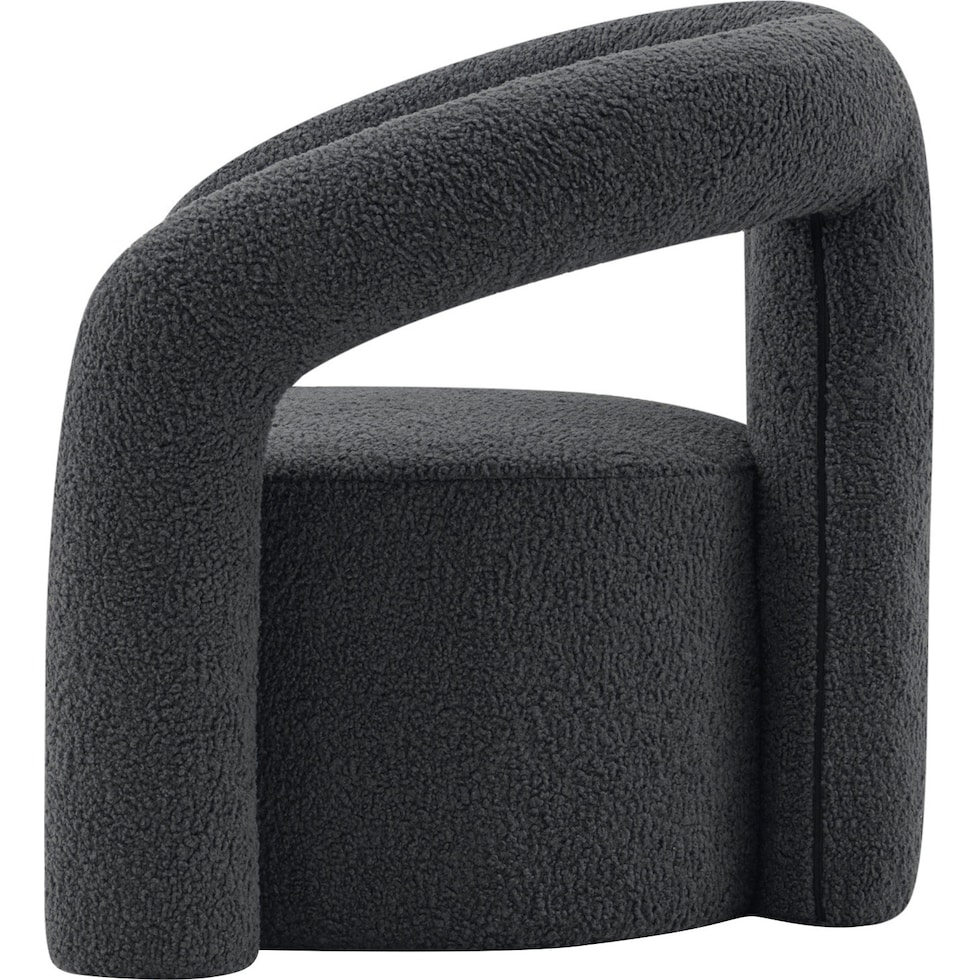 edmonda black accent chair   