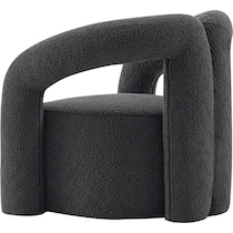 edmonda black accent chair   