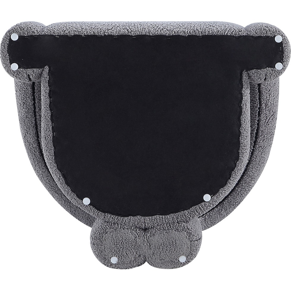 edmonda gray accent chair   