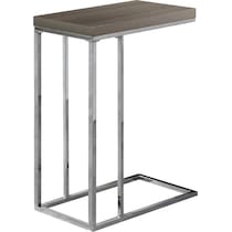 edmund brown chrome chairside table   