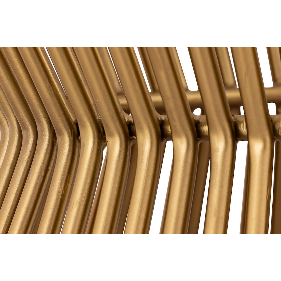 edwin gold coffee table   