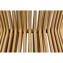 edwin gold end table   