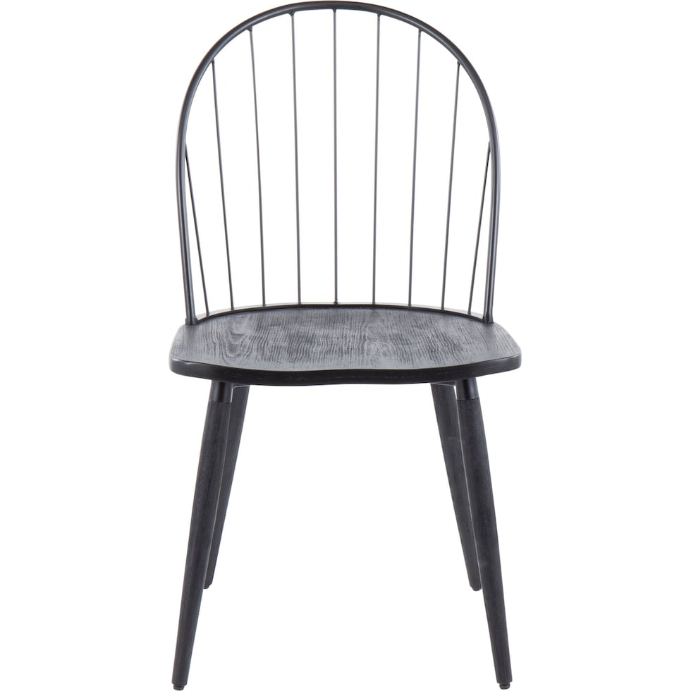 eileen black dining chair   