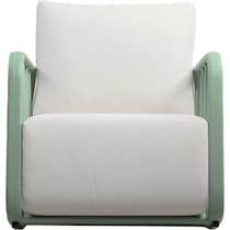 el paso green cream rocking chair   