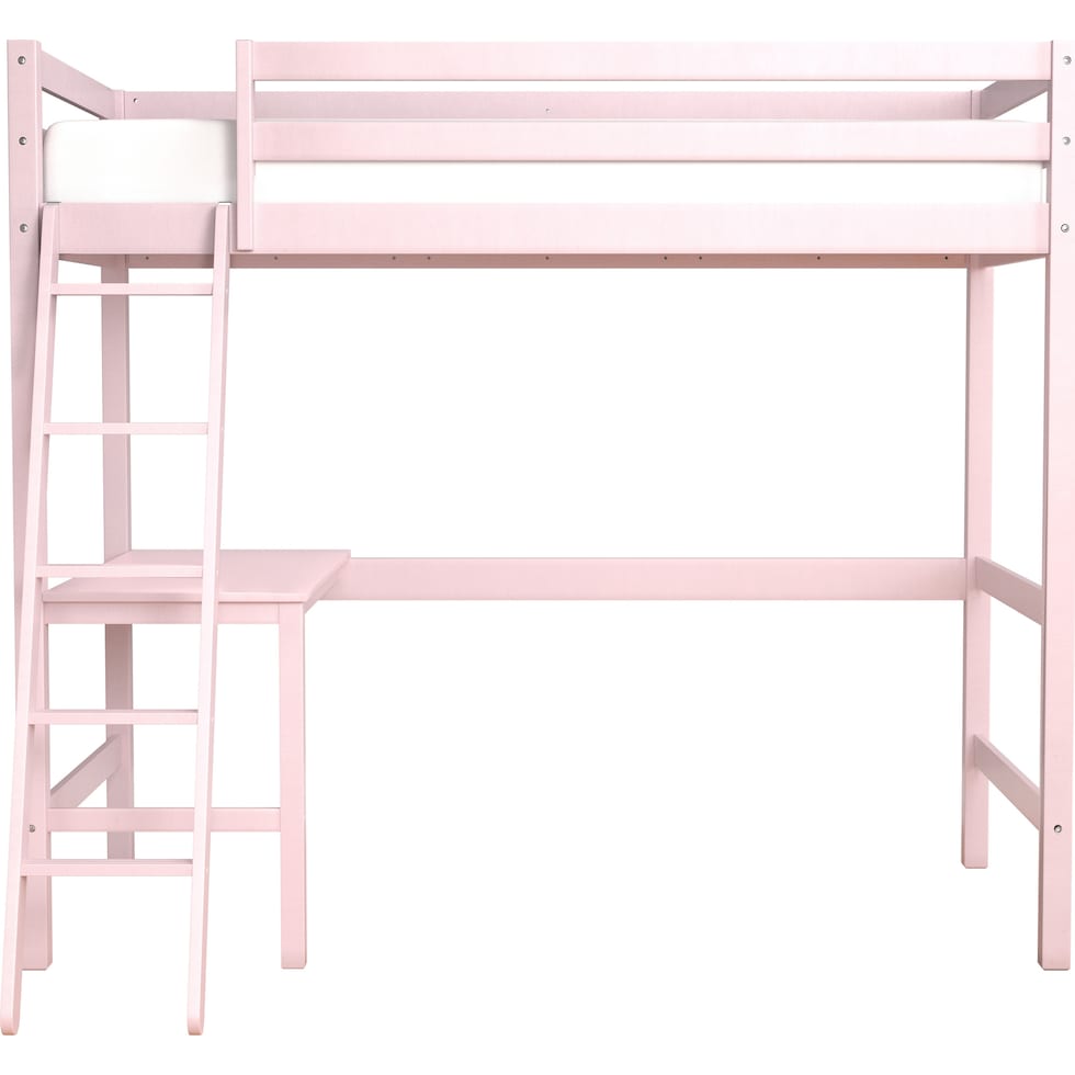 elara pink twin bed   