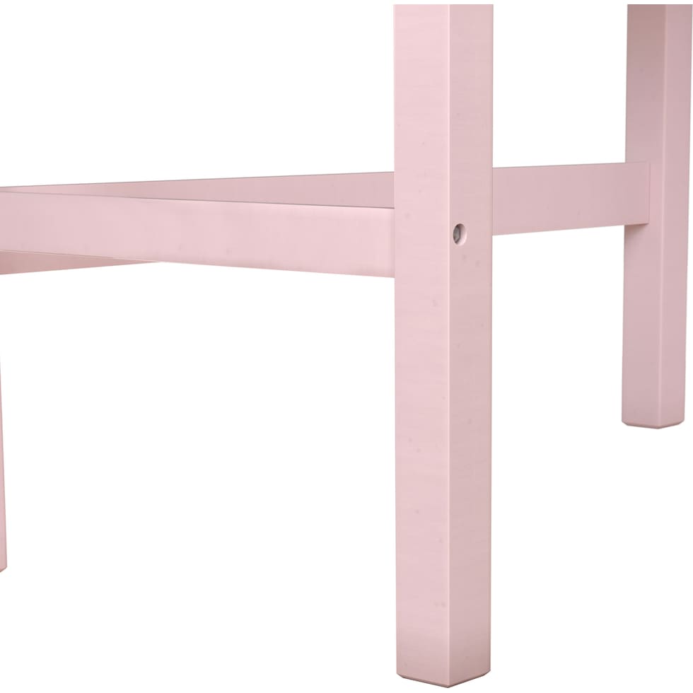 elara pink twin bed   