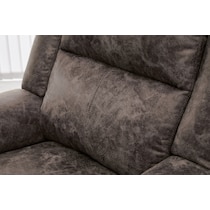 elden dark brown recliner   