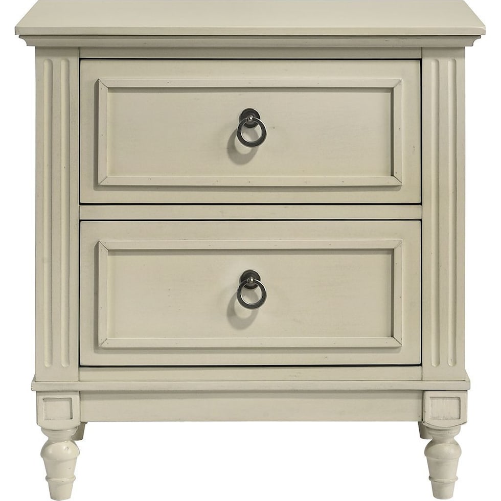 eleanora white nightstand   