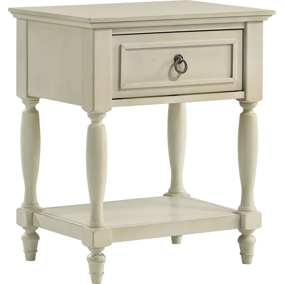 eleanora white nightstand   