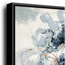 electric harmony blue wall art   