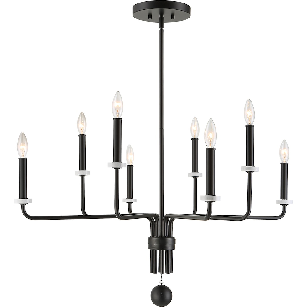 elegance black chandelier   