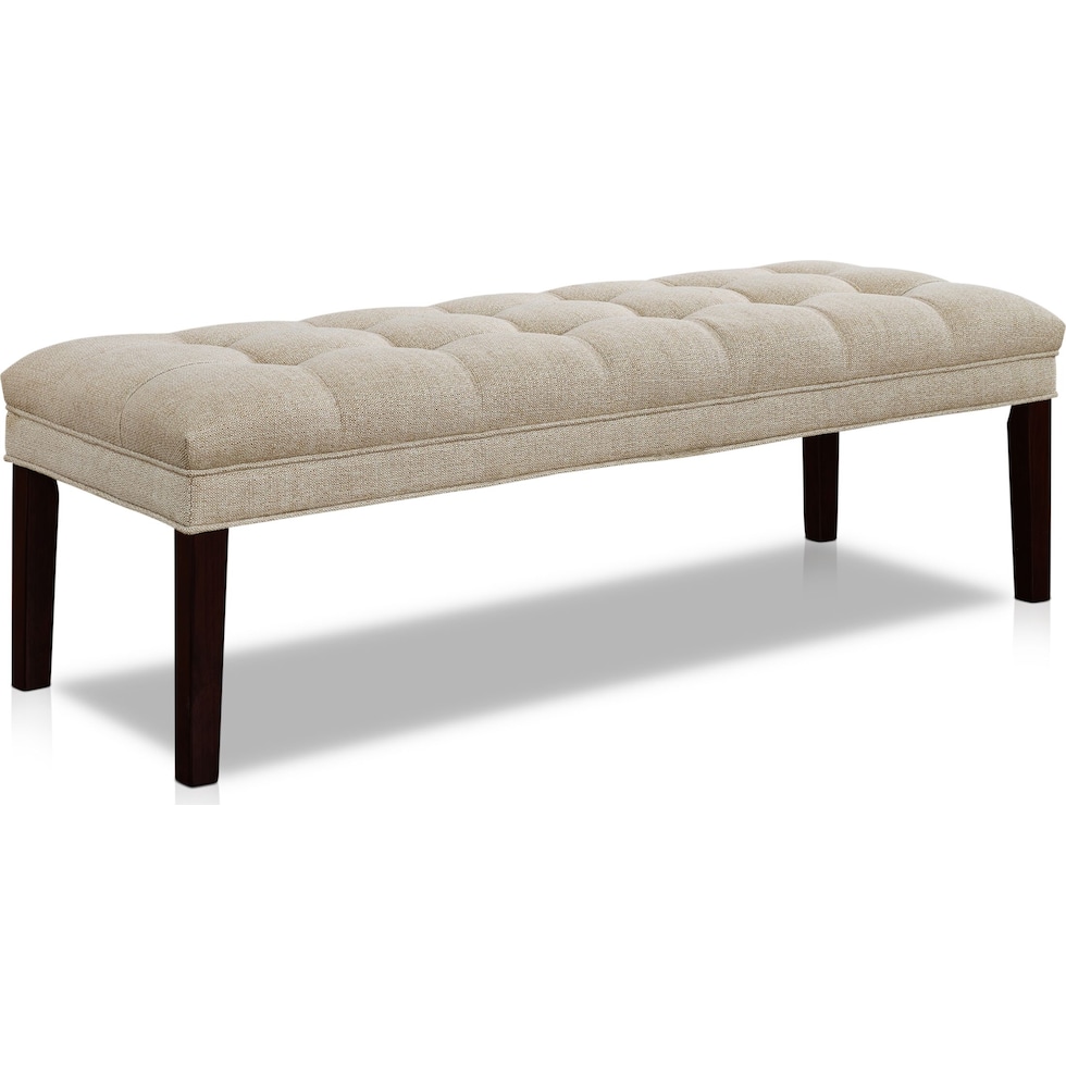 elena light brown bench   