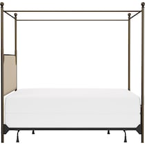 elena linen bronze king bed   