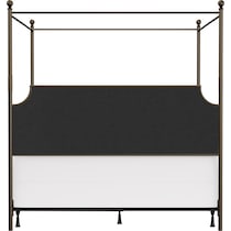 elena linen bronze king bed   