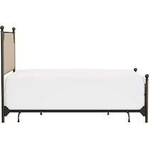 elena linen bronze queen bed   
