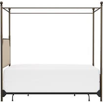 elena linen bronze queen bed   