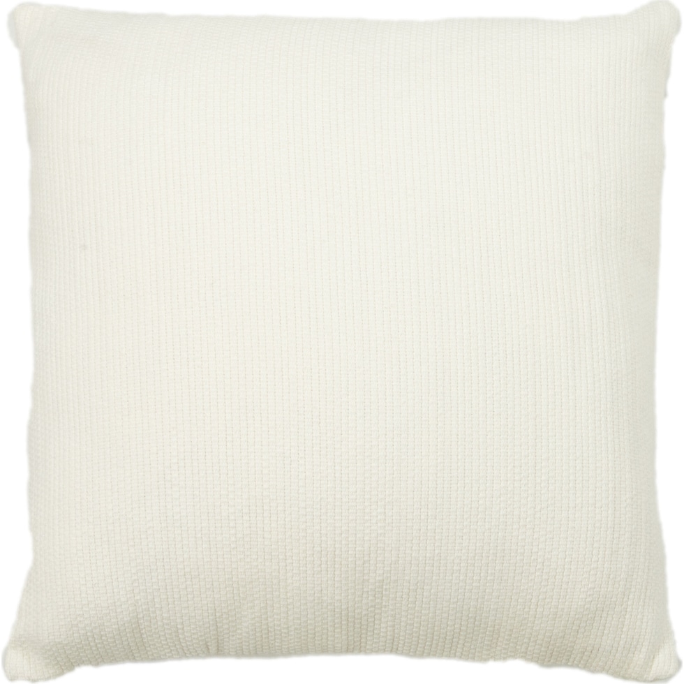 eleonora white accent pillow   