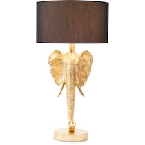 elephant gold table lamp   
