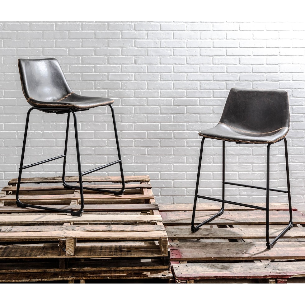 eli gray counter height stool   