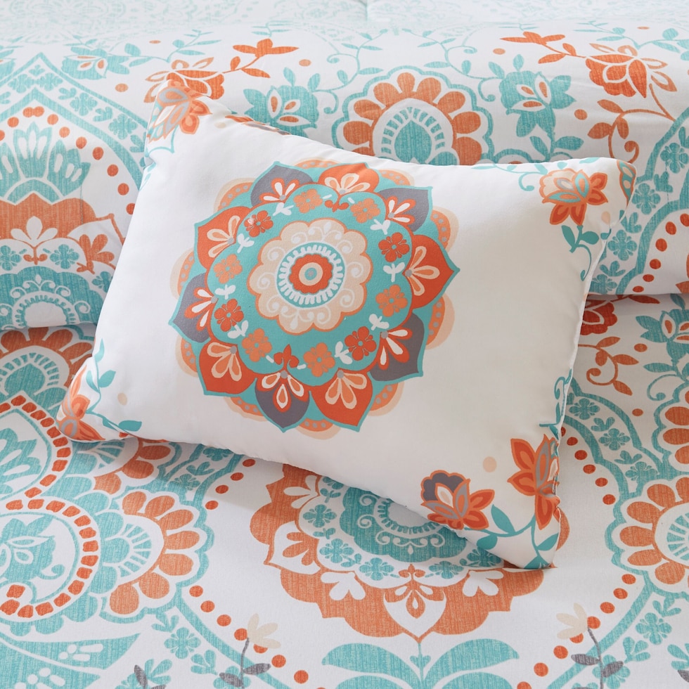 eliana blue twin bedding set   