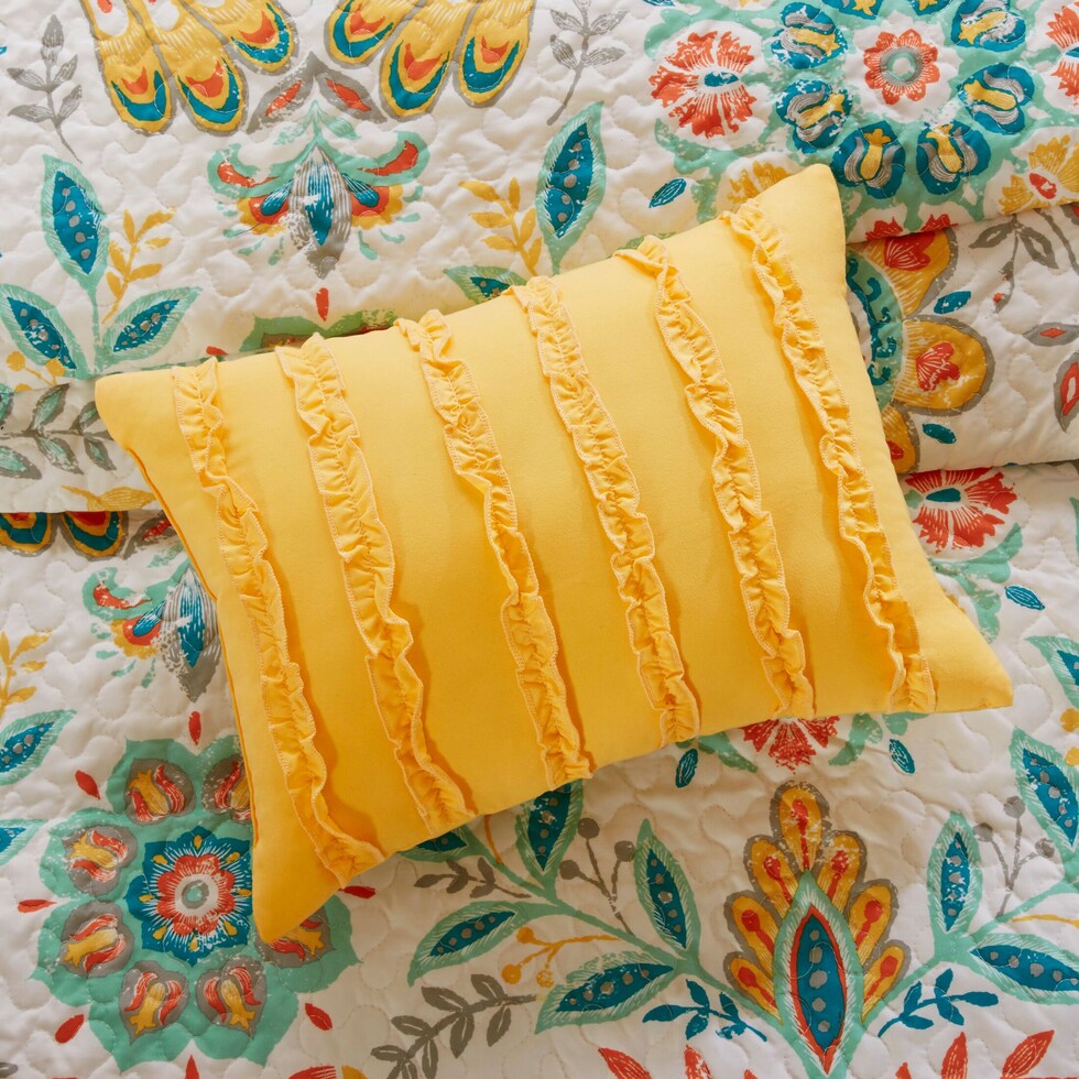 eliana multicolor twin bedding set   