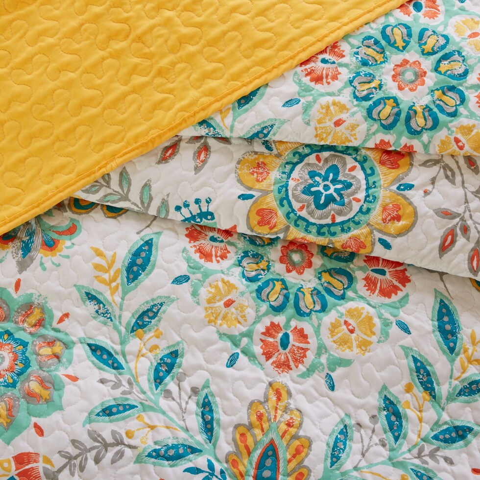 eliana multicolor twin bedding set   