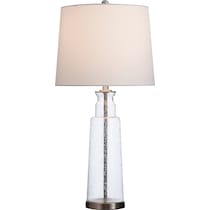 elior glass table lamp   