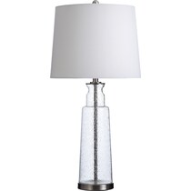 elior silver table lamp   