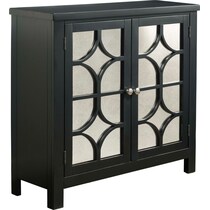 eliott black accent chest   