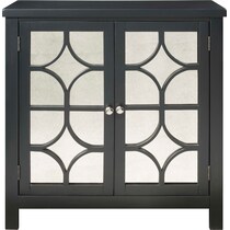 eliott black accent chest   