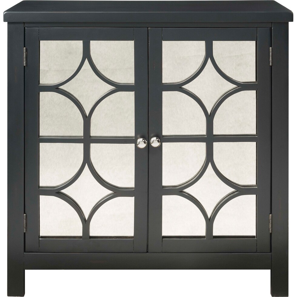 eliott black accent chest   