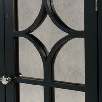 eliott black accent chest   