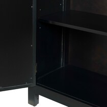 eliott black accent chest   