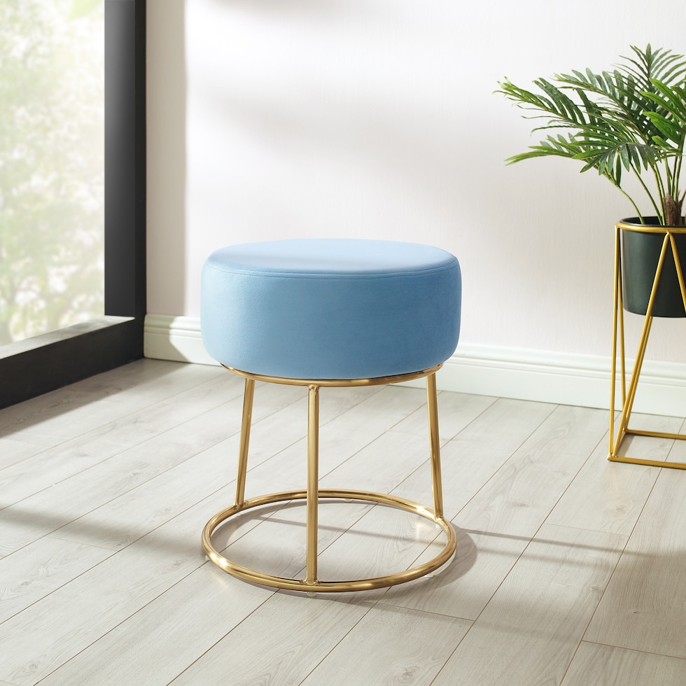 elisa blue stool   