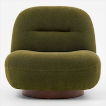 elise green swivel chair   