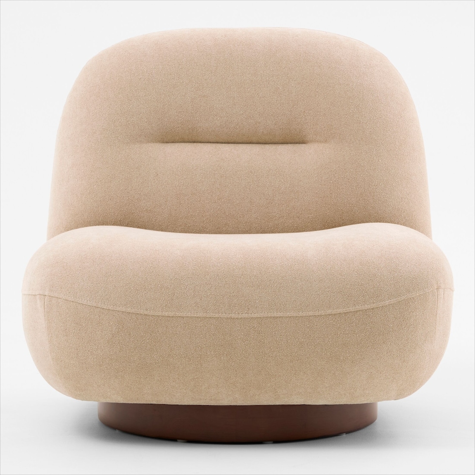 elise neutral swivel chair   