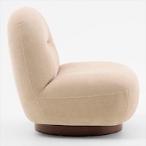 elise neutral swivel chair   