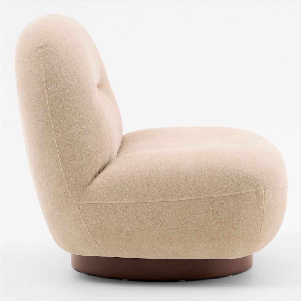 elise neutral swivel chair   